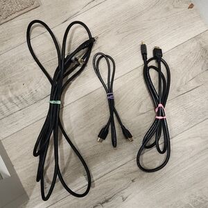 THREE HDMI 4K High Speed Cables